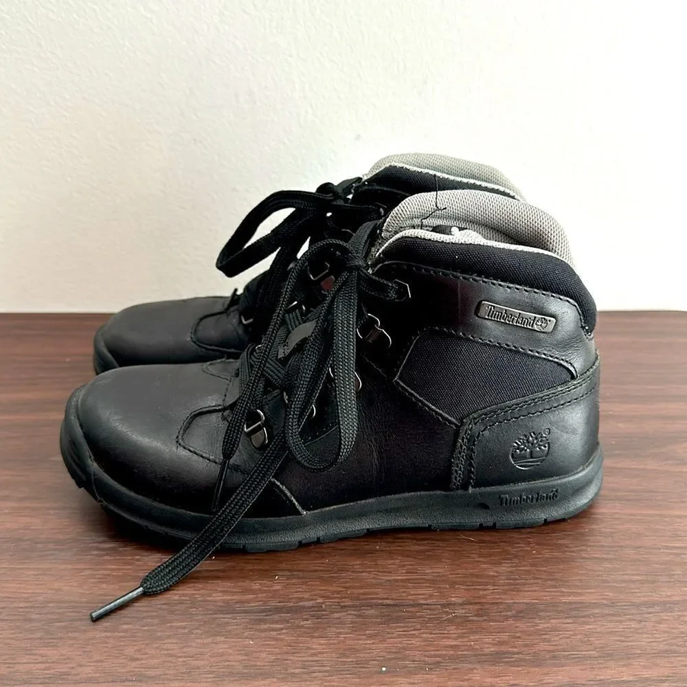 Timberland Earthkeepers Black Leather Boots Sz 1.5